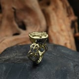 Shirdal Persian Griffin Talisman Ring Gold