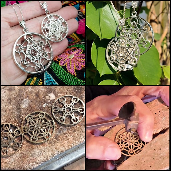 Metatron Cube Small Silver
