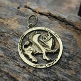 Shirdal Pendant–Persian Griffin Gold