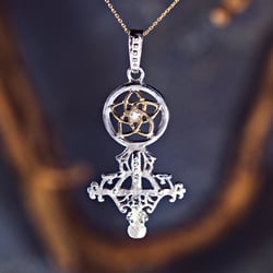 Venus In Pisces Talisman Silver And Gold With Diamond (*Limited Edition*)