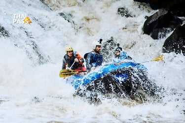 White Water Rafting, Flying Fox, Jungle Walk, ATV Adventure and Elephant Trekking Tour from Krabi