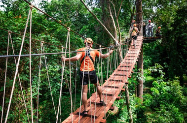 Sky Rock Jungle Adventure at Khao Lak with round trip shared transfer