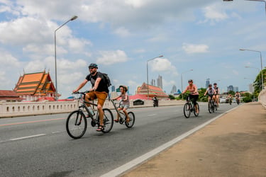 Bangkok Canal Boat and Bike Tour with Lunch