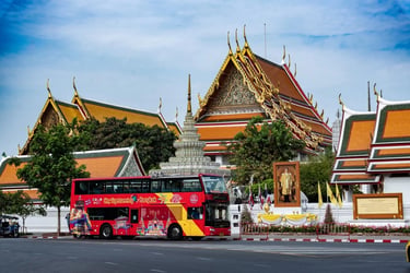 Bangkok Hop-On Hop-Off Bus Tour by Elephant Bus Tours - Thai Pass
