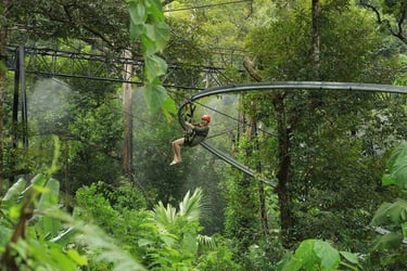 Ziplining at Hanuman World in Phuket Ticket - Thai Pass