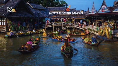 Pattaya Floating Market Ticket (Only for Non Thai Resident)
