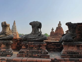 From Bangkok: Maeklong Railway Market, Floating Market and Ayutthaya Tour with English Guide - Thai Pass
