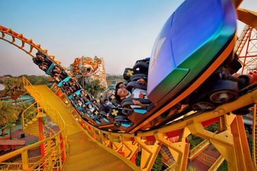 Siam Amazing Park Ticket with Round Trip Share Transfer - Thai Pass