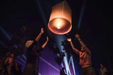 Chiang Mai The Heaven Lantern Festival 2025 at Suan Sawan (The Garden)