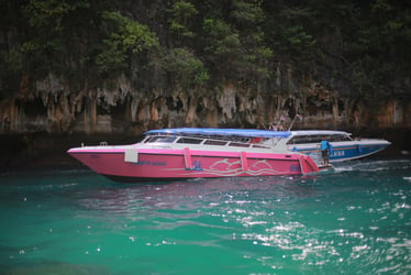 Day Trip Phi Phi Island + Maya Bay +Khai Island by speedboat with RoundTrip Transfer In Zone