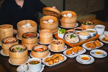 Dining at Ruenton Restaurant at Montien Hotel in Surawong, Bangkok
