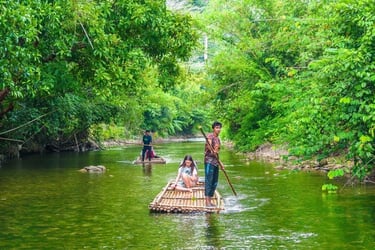 Bamboo Rafting Day Trip in Phang Nga with Transfer