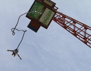 Human Slingshot and Bungy Jump at Sanook Park Pattaya