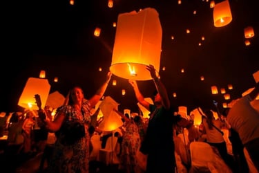 Loy Krathong and Yi Peng Sky Lanterns 2025