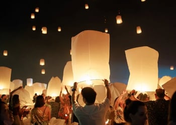 Chiang Mai Heritage Sky Lanterns Festival 2025 at Rock n' River, Pang Fan, Doi Saket