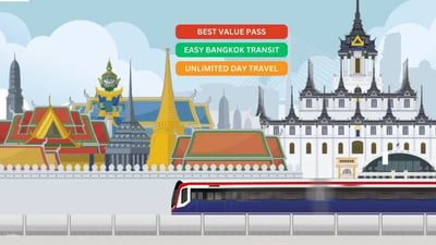 Bangkok BTS Skytrain One Day Pass - (Buy SIM Card to Get Special Offer）