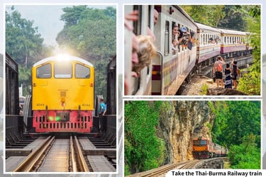 Kanchanaburi Elephants Experience Elephants Bathing & Bamboo Rafting - Thai Pass