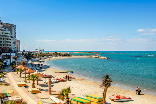 Alexandria Egypt Beach