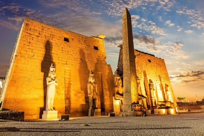 Luxor Temple By Night