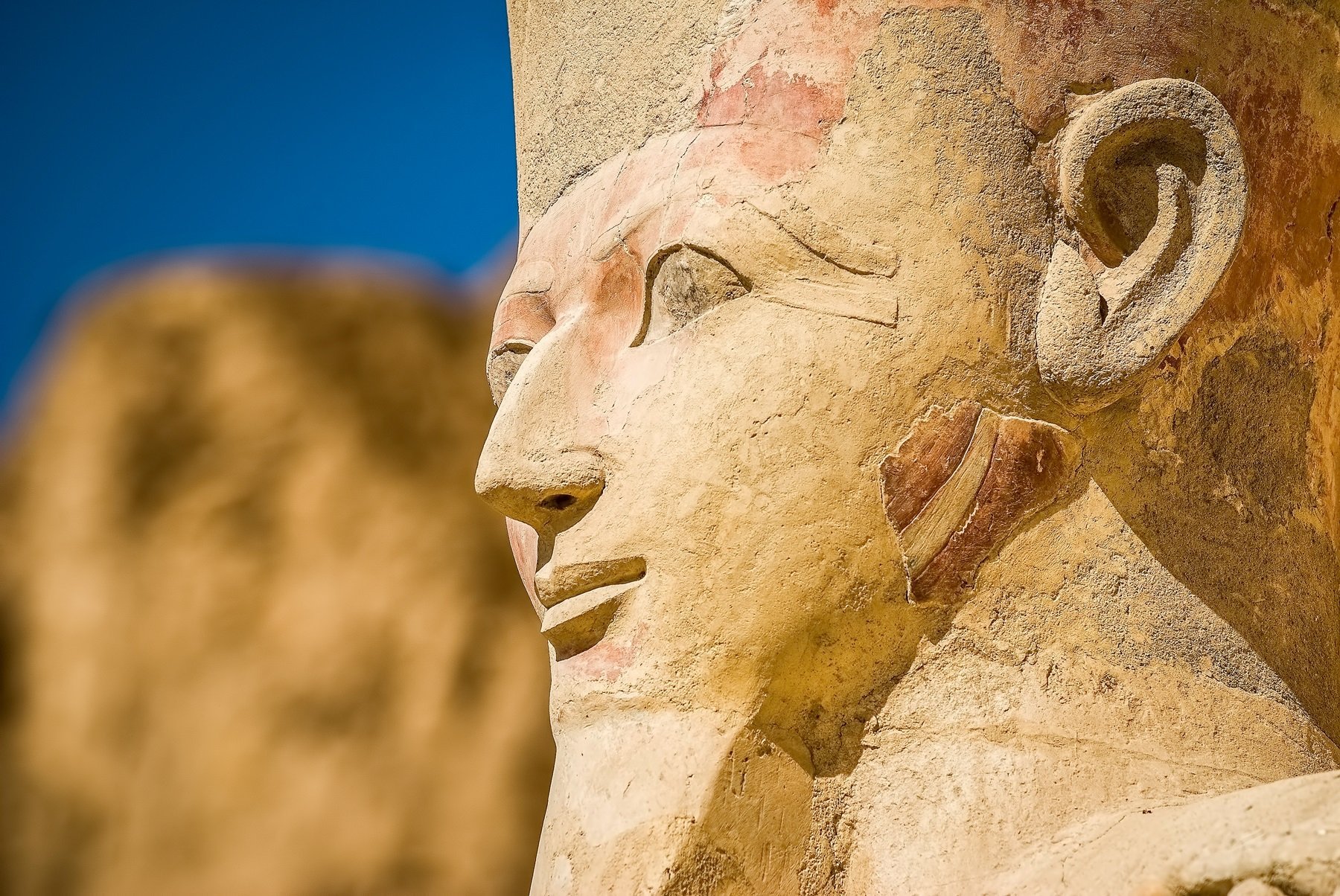 Pharaoh Sculpture Hatshepsut Temple Luxor