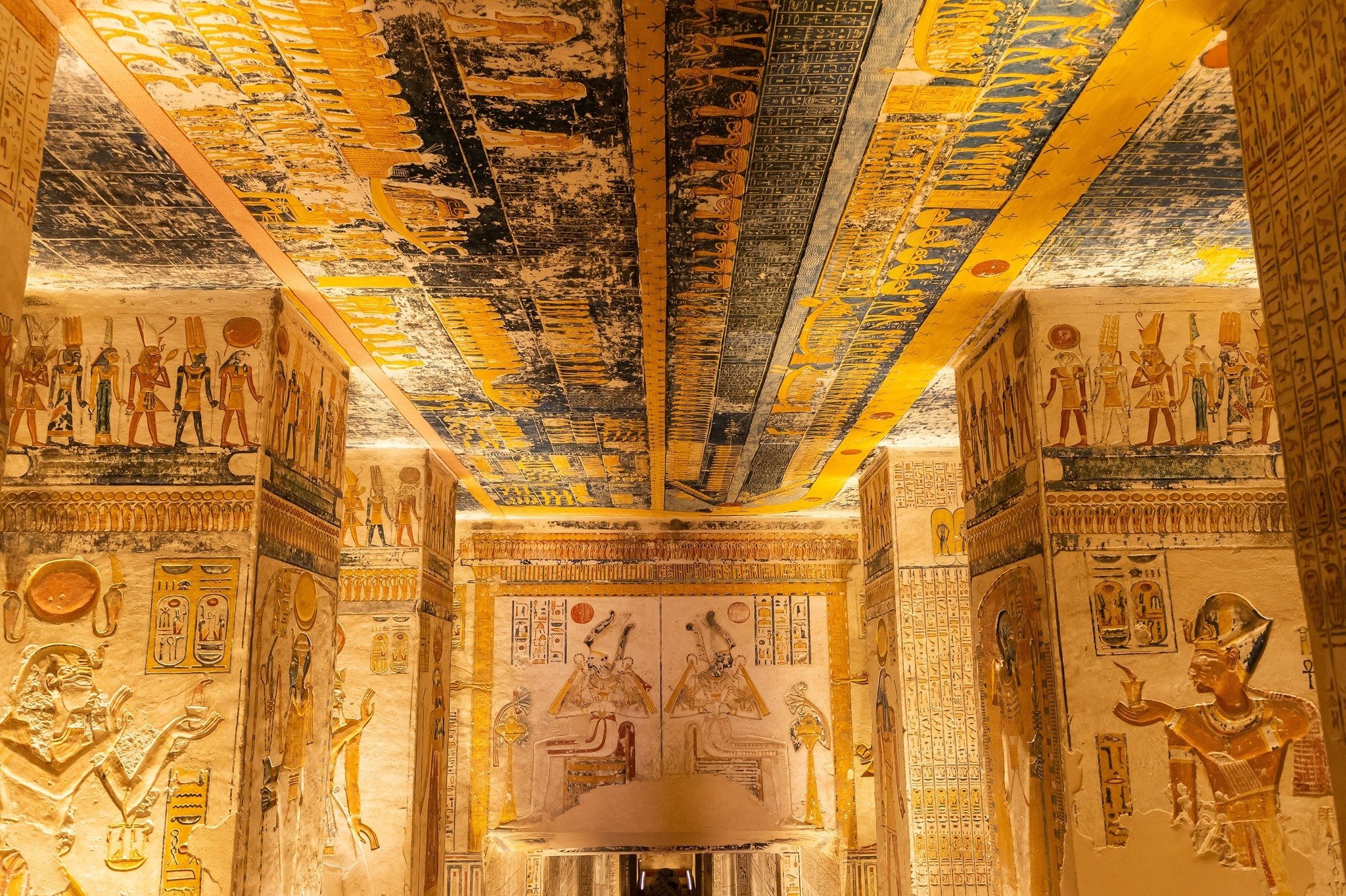 Tomb Of Pharaoh Rameses Luxor Egypt