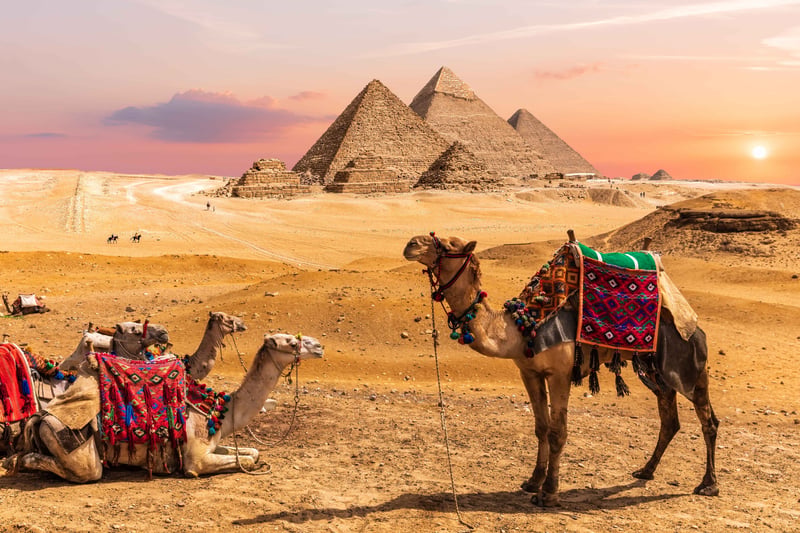 Pyramids Of Giza Egypt