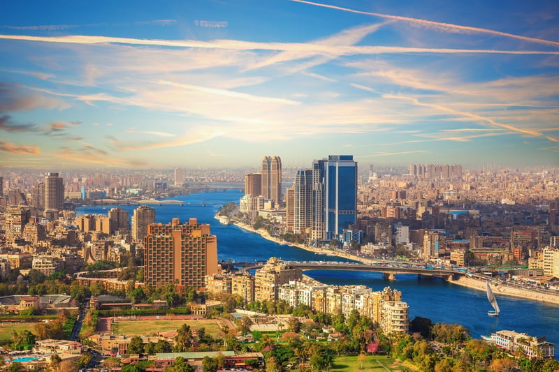 Cairo & The Nile From Above