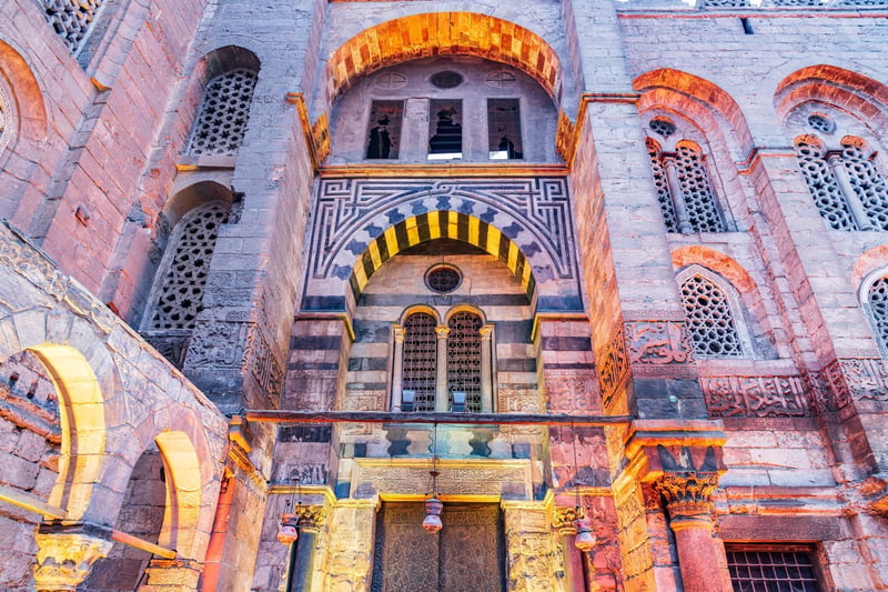 Colorful Entrance To Al Muizz Street In Cairo