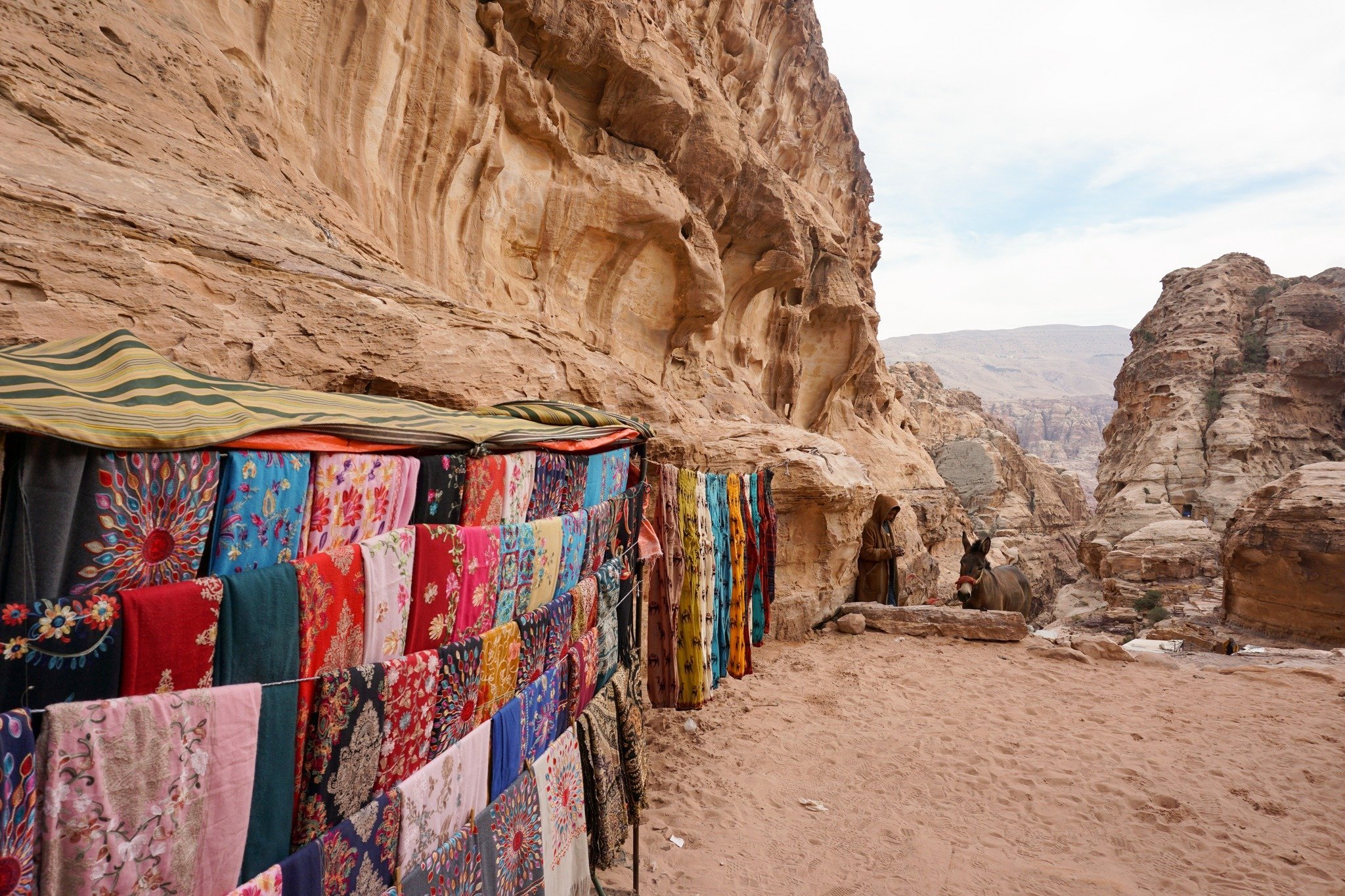 Carpet Market In Petra Jordan