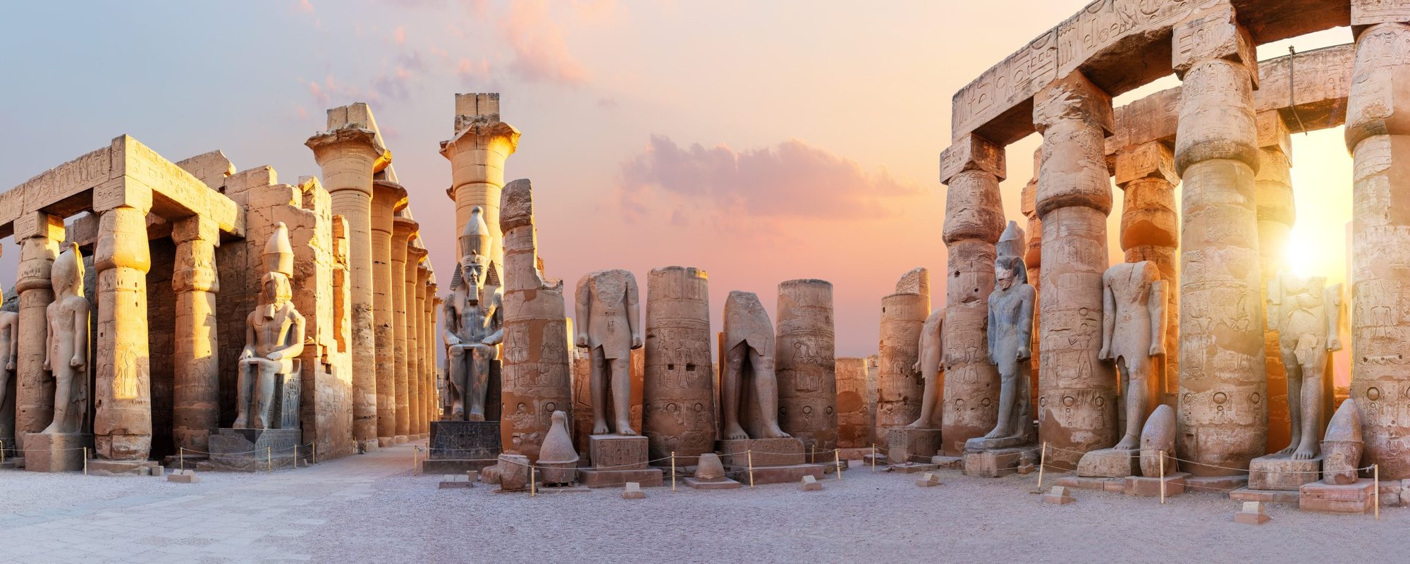 Pillars In Luxor Egypt