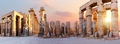 Pillars In Luxor Egypt