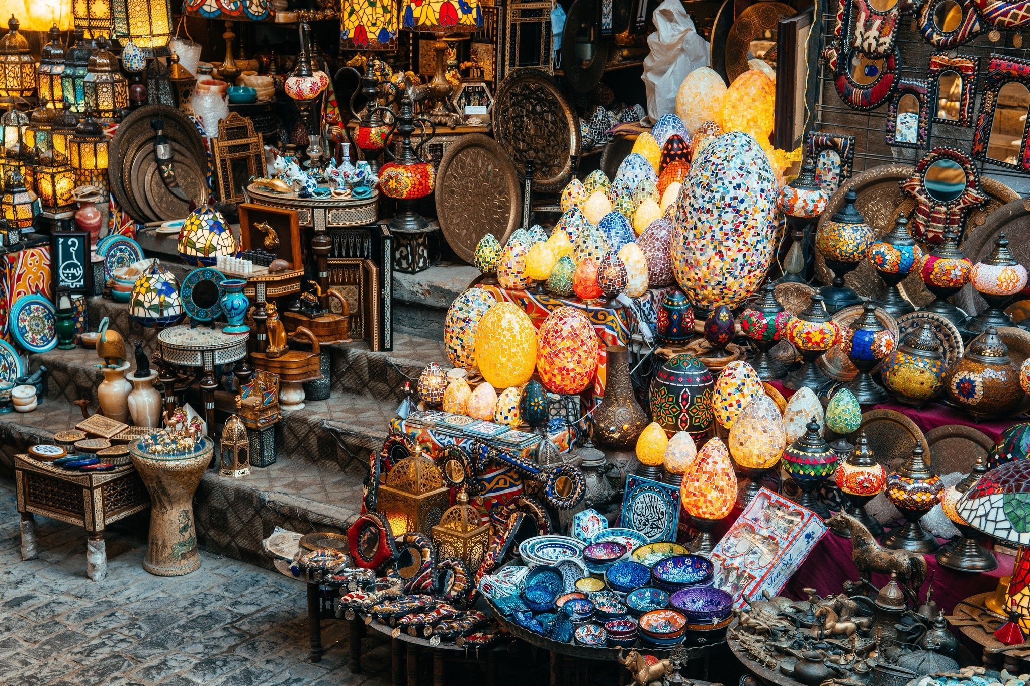 Souvenir Lanterns In Egypt