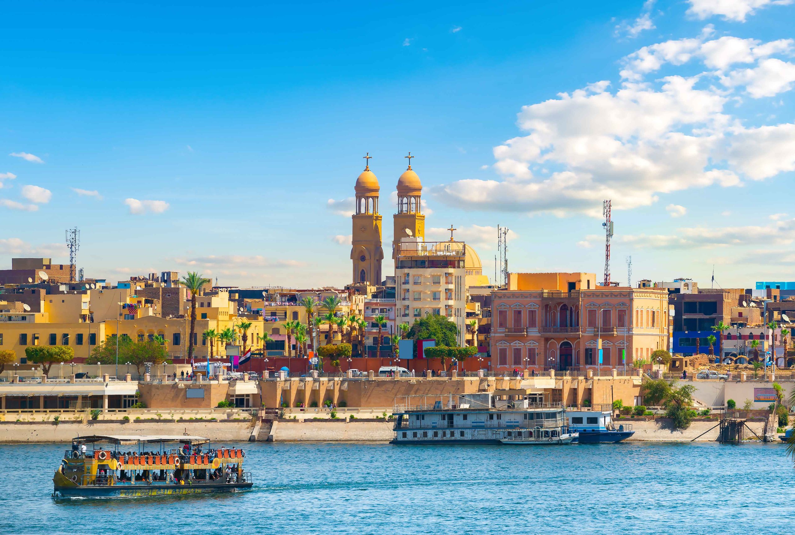 Aswan Egypt City Tour Artificial Lake