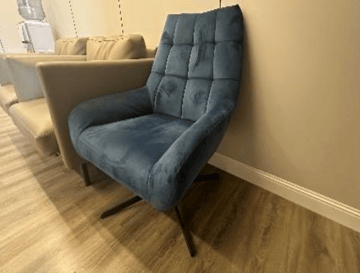 PARIS VELVET SWIVEL ARMCHAIR 94