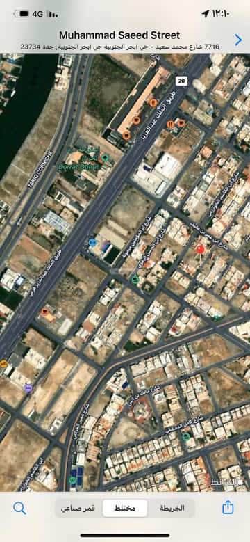Land 450 SQM Facing East on 10m Width Street Abhur Al Janubiyah, North Jeddah, Jeddah
