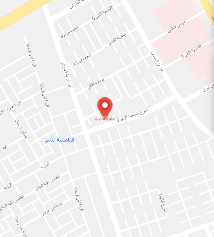 Land 640 SQM Facing South on 40m Width Street Al Qadisiyah 2, Tabuk