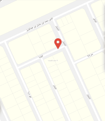 Land 1517 SQM Facing South West on 20m Width Street Al Ghadeer, North Riyadh, Riyadh