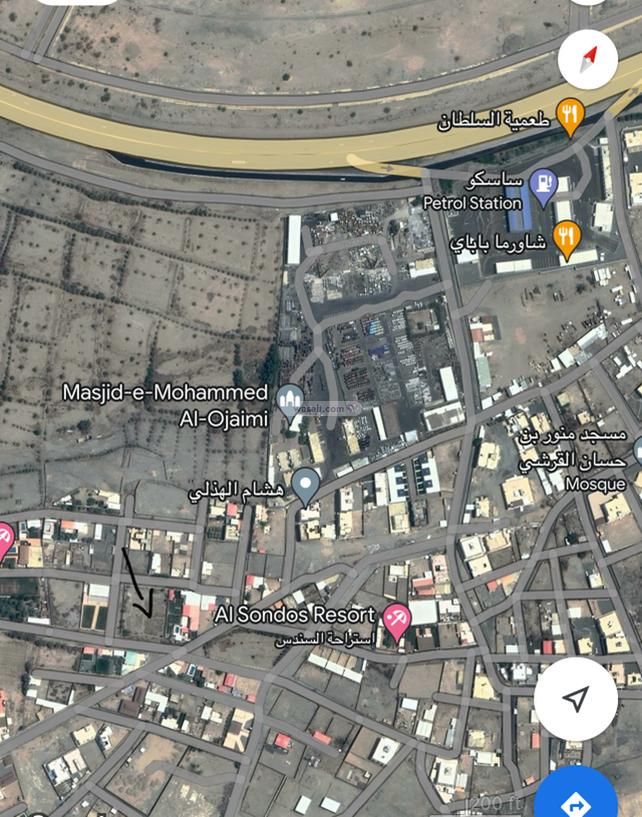 Land 2749 SQM Facing North on 15m Width Street Ar Rashidiyah, Makkah