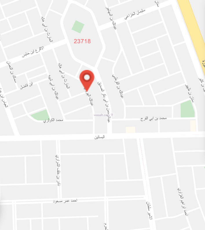 أرض 2640 متر مربع شرقية على شارع 100م البساتين، شمال جدة، جدة