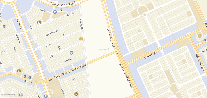 أرض 3500 متر مربع شرقية على شارع 30م حطين، شمال الرياض، الرياض