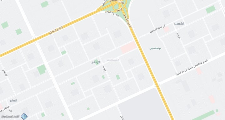 أرض 624 متر مربع غربية على شارع 20م الازدهار، شمال الرياض، الرياض