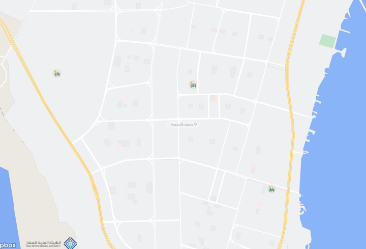 Land 512 SQM Facing North West on 20m Width Street Al Bahar, Al Khobar