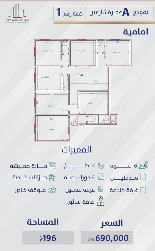 شقة 116 متر مربع ب 3 غرف السليمانية، جنوب جدة، جدة