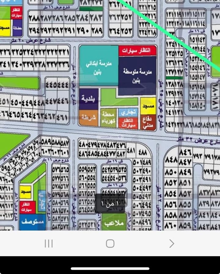أرض 870 متر مربع غربية على شارع 15م ابحر الشمالية، شمال جدة، جدة