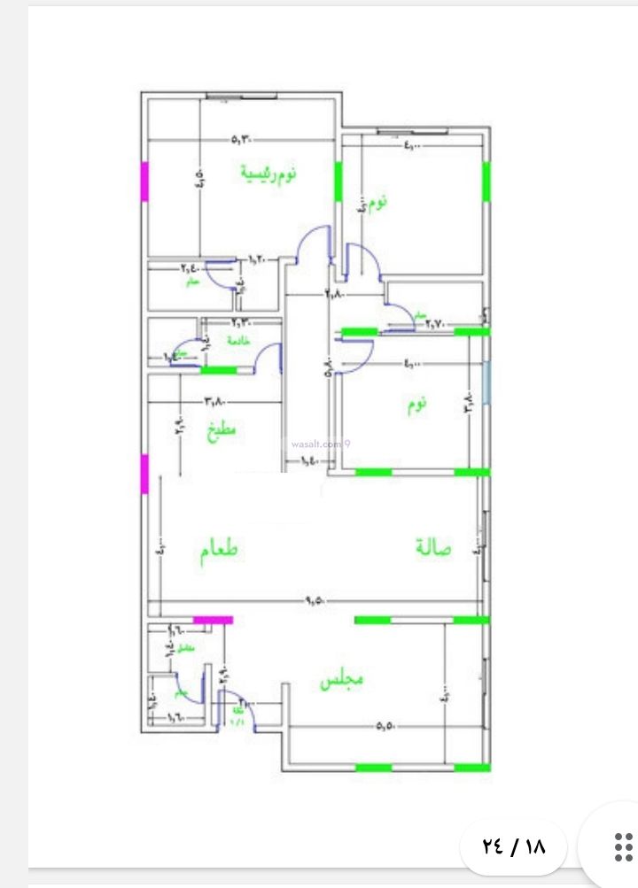 Apartment 180 SQM with 5 Bedrooms Abhur Ash Shamaliyah, North Jeddah, Jeddah