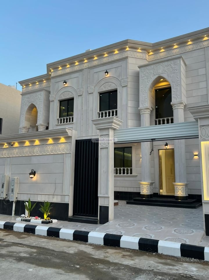 Villa 313.63 SQM Facing North on 15m Width Street Al Rehab, At Taif