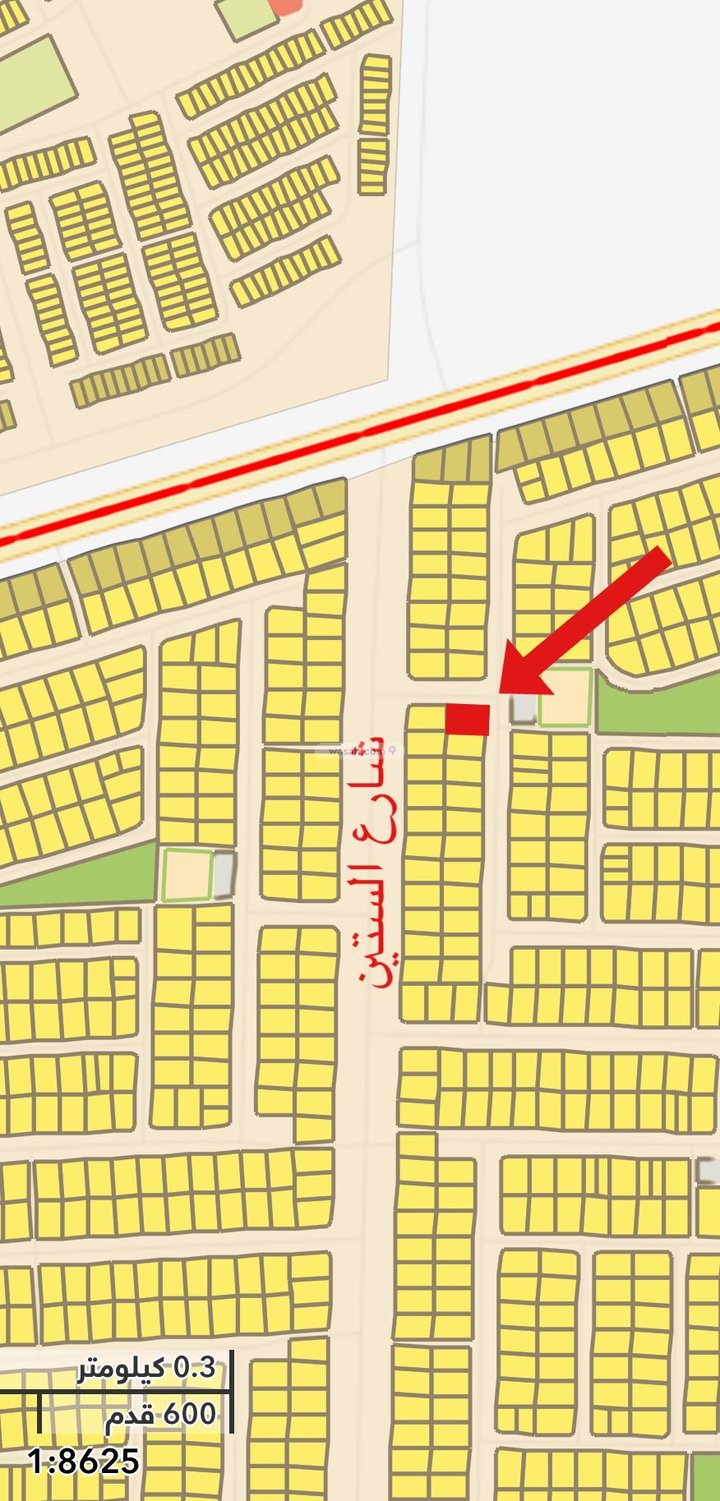أرض 858 متر مربع شمالية شرقية على شارع 25م الشامية الجديد، مكة المكرمة