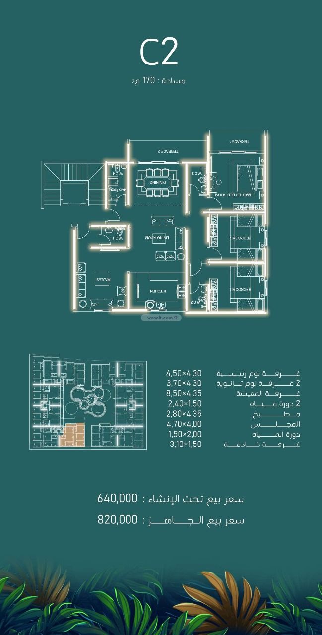 Apartment 160 SQM with 5 Bedrooms Al Fayha, South Jeddah, Jeddah