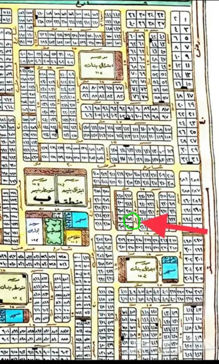 Land 295 SQM Facing North on 15m Width Street As Sawari, Al Khobar