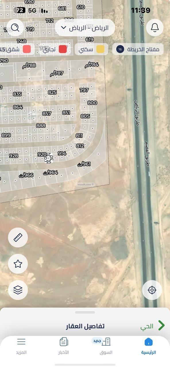 أرض 375 متر مربع جنوبية على شارع 28م الخير، شمال الرياض، الرياض